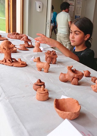 Stage de poterie, Colonie de vacances Ulysséo, Sculpture-artisanat